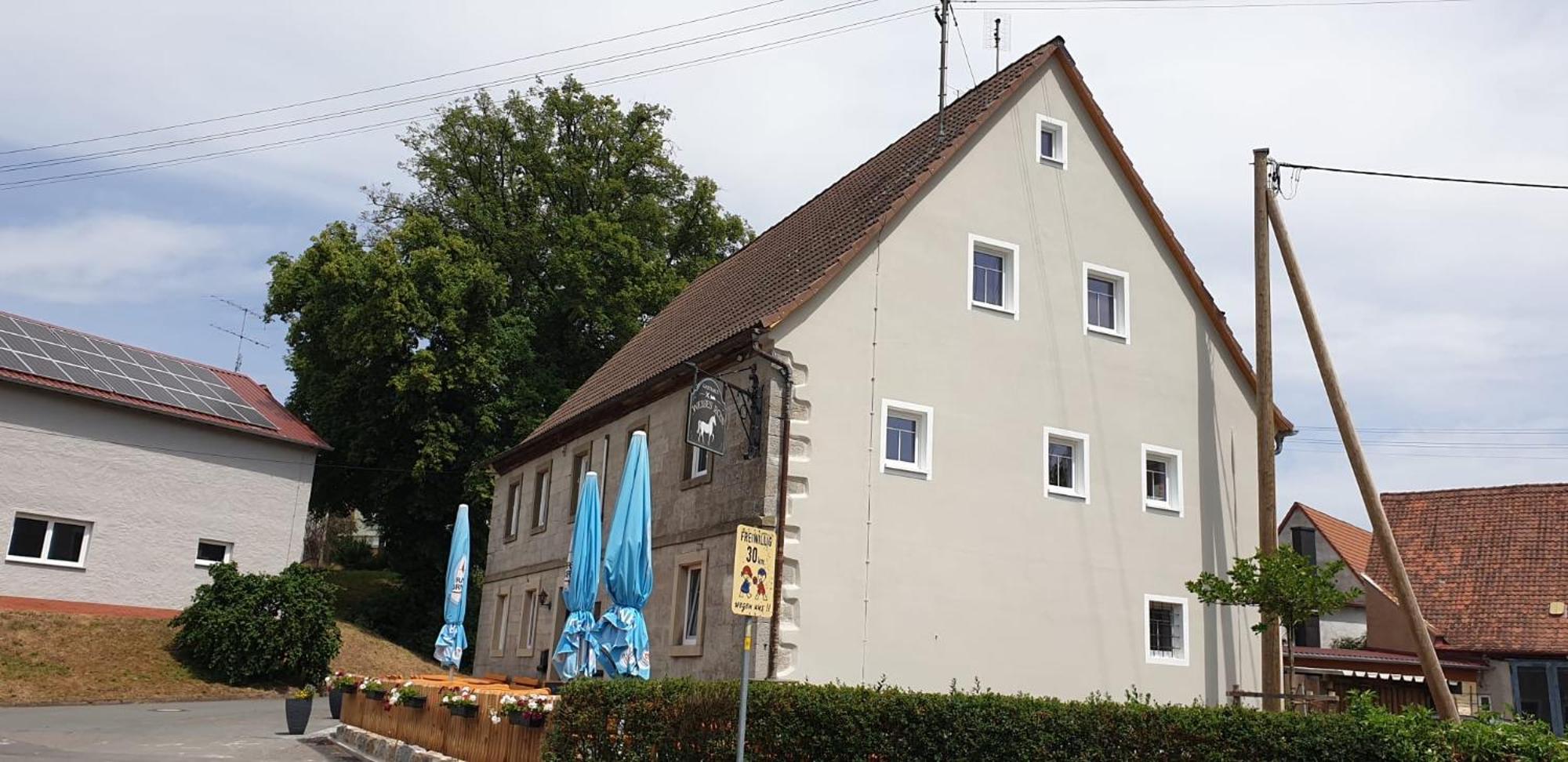 Gasthaus Weisses Ross Burghaslach Exterior photo